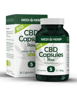 MediHemp CBD Capsules Raw Bio 5%